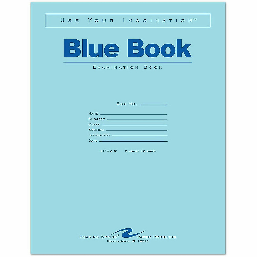 Roaring Spring Examination Book (77517CT)