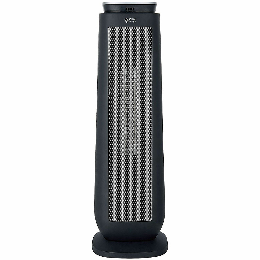 Elite Image Maximum-Power 1500W Tower Heater 1500 W - 2 x Heat Settings - Tower - Black - 1 Each (00545)