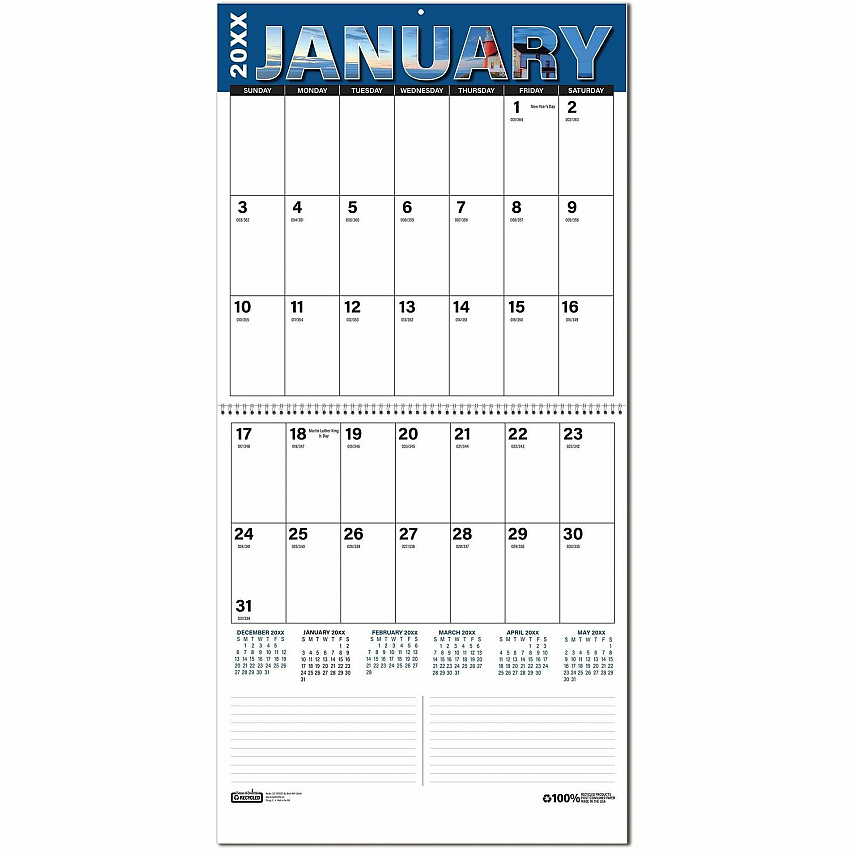 House of Doolittle Recycled Big Block Wall Calendar (322)
