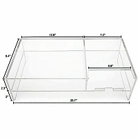 Kantek 2-Tier Acrylic Monitor Stand (AMS340)