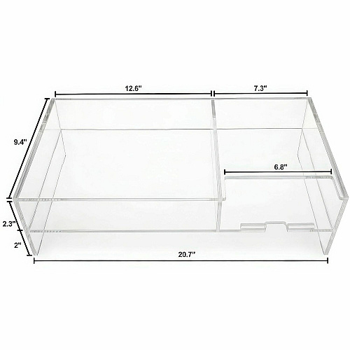 Kantek 2-Tier Acrylic Monitor Stand (AMS340)