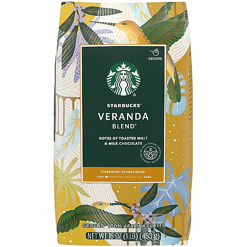 Starbucks Ground Veranda Blend Blonde Roast Ground Coffee (12413968CT)