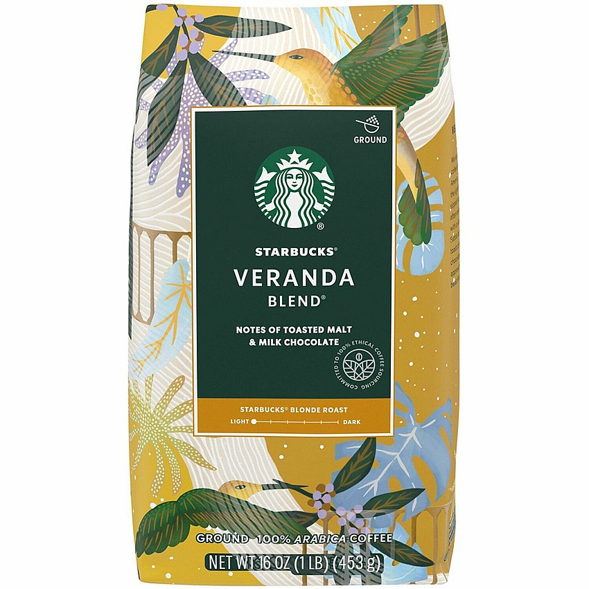 Starbucks Ground Veranda Blend Blonde Roast Ground Coffee (12413968CT)