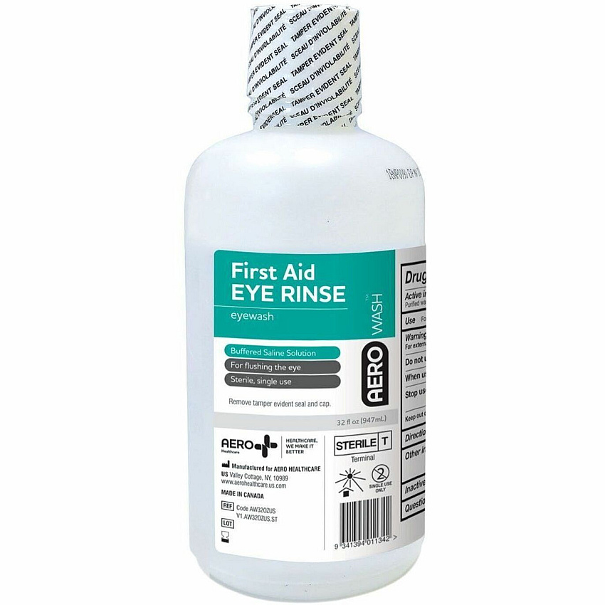 Aero AeroWash First-Aid Eyewash (AW32OZUS)
