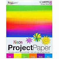 Royal Brites 2-Sided Project Paper Neon Assortment (25401)