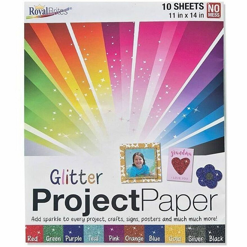 Royal Brites Glitter Project Paper Assortment (25400)