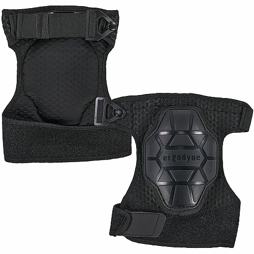Ergodyne ProFlex 575 Non-Marring Knee Pads Recommended for: Indoor/Outdoor, Construction, Aviation, Maintenance, HVAC, Flooring, Landscaping - One Size - Knee Protection - Buckle/Hook & Loop Closure - Ethylene Vinyl Acetate (EVA), Thermoplastic Ru (18575)