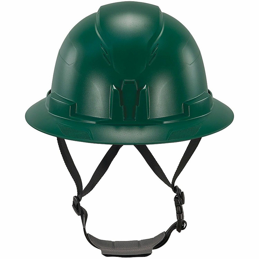 Ergodyne Skullerz 8963-MIPS Type 2 Full-Brim Safety Helmet Recommended for: Construction, Utility, Oil & Gas, Forestry, Mining, General Purpose - Head, Impact, Sun, Rain Protection - Expanded Polystyrene Foam (EPS) - Green - Adjustable Ratchet, Ra (60605)