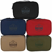 Ergodyne Arsenal Carrying Case (Pouch) Tools - Assorted Water Resistant Back, Water Resistant - 600D Polyester Body - Handle - 3" Height x 4.5" Width x 7.5" Depth - Small Size - 1.59 quart Volume Capacity - 5 Pack (13237)