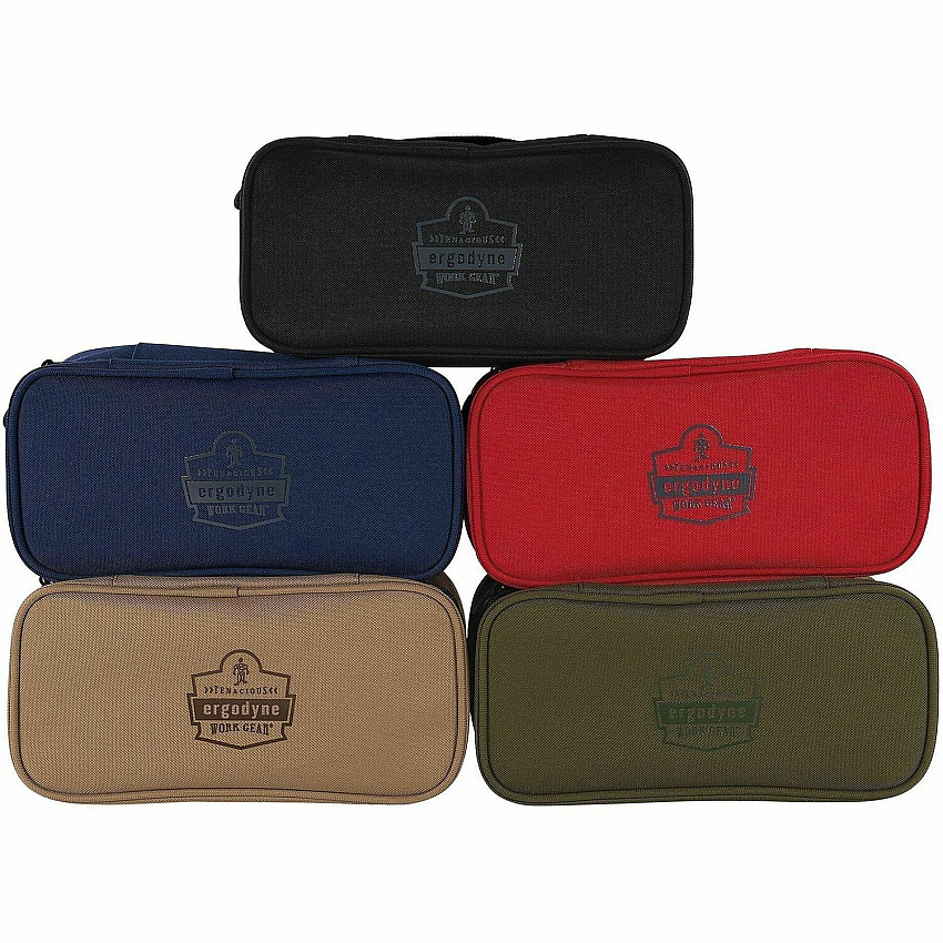 Ergodyne Arsenal Carrying Case Tools - Assorted Water Resistant Back, Water Resistant - 600D Polyester Body - Handle - 3.5" Height x 4.5" Width x 10" Depth - Large Size - 2.32 quart Volume Capacity - 5 Pack (13238)