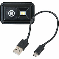 Ergodyne N-Ferno 6801B Replacement Rechargeable LED Light LED - 150 lm Lumen - Battery Rechargeable - Battery - Temperature Resistant - Black - 1 Each (16793)