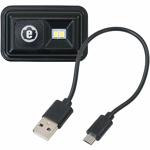 Ergodyne N-Ferno 6801B Replacement Rechargeable LED Light LED - 150 lm Lumen - Battery Rechargeable - Battery - Temperature Resistant - Black - 1 Each (16793)