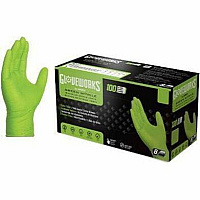 GloveWorks by AMMEX Gloveworks Industrial RDT Powder-Free Nitrile Gloves 8 mil Thickness x 9.45