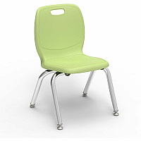 Lorell League Stacking Student Chairs Material: Polypropylene - Finish: Green Apple - Stackable, Comfortable, Contoured Seat - For Student, Classroom (LLR99903GNPL)