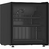 AVANTI Beverage Center, 60 Can Capacity 1.70 ft? - Auto-defrost - Reversible - 1.70 ft? Net Refrigerator Capacity - 120 V AC - Black - Freestanding (AVBC17F2PG)
