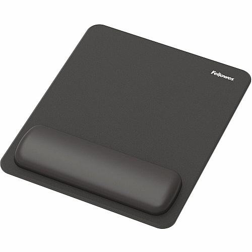 Fellowes Breyta Mousepad Wrist Rest - Black 0.68" Height x 7.87" Width x 9.44" Depth - Black - Dust Resistant - Mouse - Retail (100145418)
