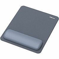 Fellowes Breyta Mousepad Wrist Rest - Blue 0.68" Height x 7.87" Width x 9.44" Depth - Blue - Dust Resistant - Mouse - Retail (100145421)