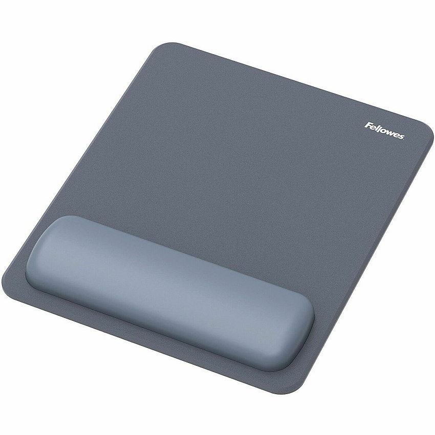 Fellowes Breyta Mousepad Wrist Rest - Blue 0.68" Height x 7.87" Width x 9.44" Depth - Blue - Dust Resistant - Mouse - Retail (100145421)
