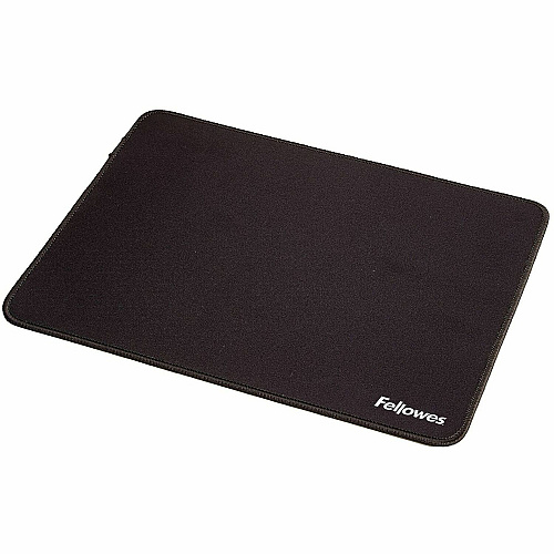 Fellowes Breyta XL Mousepad - Black 0.09" Height x 11.02" Width x 8.26" Depth - Black - Rubber - Fray Resistant, Anti-slip, Spill Resistant, Dust Resistant - Extra Large - Mouse - Retail - 1 / Pack (100145422)