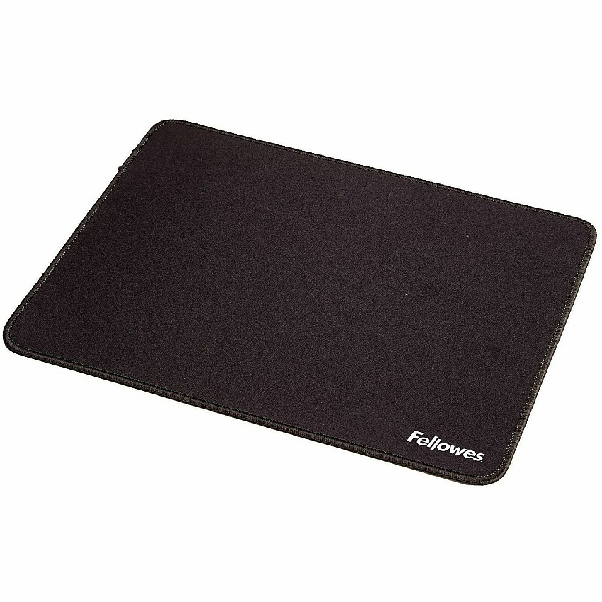 Fellowes Breyta XL Mousepad - Black 0.09" Height x 11.02" Width x 8.26" Depth - Black - Rubber - Fray Resistant, Anti-slip, Spill Resistant, Dust Resistant - Extra Large - Mouse - Retail - 1 / Pack (100145422)