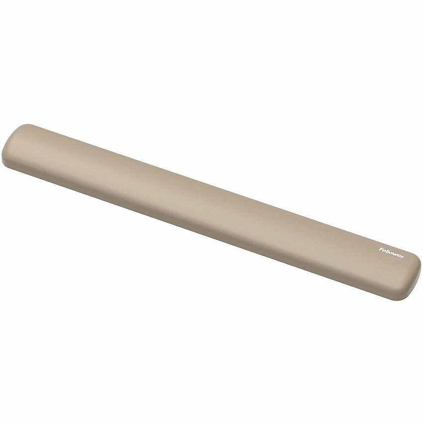 Fellowes Breyta Keyboard Wrist Rest - Sand 0.68" Height x 2.36" Width x 18.50" Depth - Sand - Dust Resistant - Keyboard - Retail (100145444)