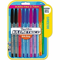 Paper Mate InkJoy 100 RT Pens Retractable - Assorted, Black, Blue Ink - Writing, School (2224259)