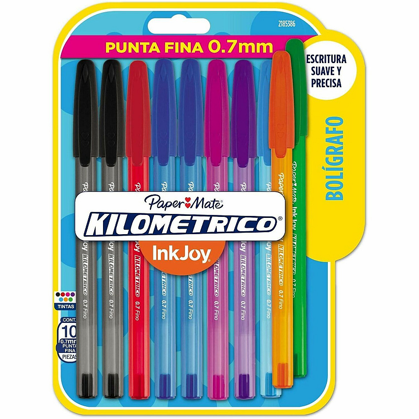 Paper Mate InkJoy 100 RT Pens Retractable - Assorted, Black, Blue Ink - Writing, School (2224259)