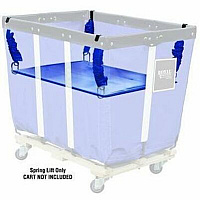 Royal Basket Trucks Spring Lifts for Basket Trucks 150 lb Load Capacity - 38" Length x 26" Width - Ergonomic Design, Wear Resistant, Tear Resistant - Vinyl - Blue (R18BBXSLN)
