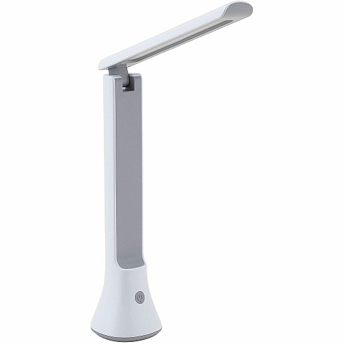 Victory Light LED 2-in-1 Converting Desk/Torch Lamp 10.8" Height x 2.5" Width - LED Bulb - Rechargeable Battery, Adjustable Brightness, Dimmable, USB Charging, Built-in USB Port, USB Powered - Desk Mountable - White - for Desk (VL314PW)
