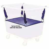 Royal Basket Trucks Spring Lift for Poly Trucks 150 lb Load Capacity - 42.50" Length x 26" Width - Ergonomic Design, Wear Resistant, Tear Resistant - Vinyl - Blue (R20BBXPSN)
