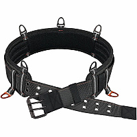 Ergodyne Arsenal 5556 3-Inch Padded Tool Belt - Tool Tethering Attachment Point Adjustable - 5.07 lb Load Capacity - Extra Small (XS)/Small (S) - Buckle Attachment - Black - Polyester - 1 / Each (13670)