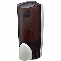 Dial Professional Liter Dispenser Manual - 1.29 quart Capacity - Adjustable, Locking Mechanism, Vandal Resistant, Push Button, Easy to Use - Smoke (03922CT)