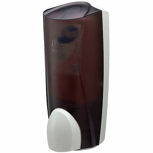 Dial Professional Liter Dispenser Manual - 1.29 quart Capacity - Adjustable, Locking Mechanism, Vandal Resistant, Push Button, Easy to Use - Smoke (03922CT)