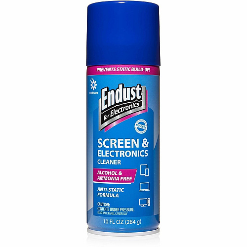 Endust Screen & Electronics Cleaner For Electronics, Multi Surface, Office, Keyboard, Multipurpose - 10 fl oz - Anti-static, Alcohol-free, Ammonia-free, Dust Resistant, Oil-free, Wax-free, Streak-free, Residue-free, Fingerprint Resistant, Smudge  (096010)