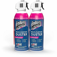 Endust Electronics Multi-Purpose Duster For Multipurpose - 10 oz - Moisture-free, Residue-free - Electric Blue - 2 / Pack (14996)