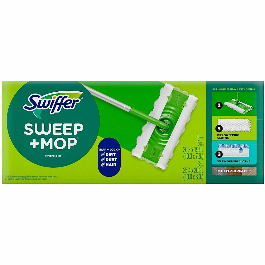 Swiffer Sweep and Mop Disposable - Green (16516)