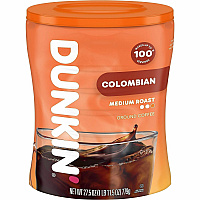 Dunkin Donuts Dunkin' Donuts Ground Colombian Coffee Medium - Ground - Colombian (01292)