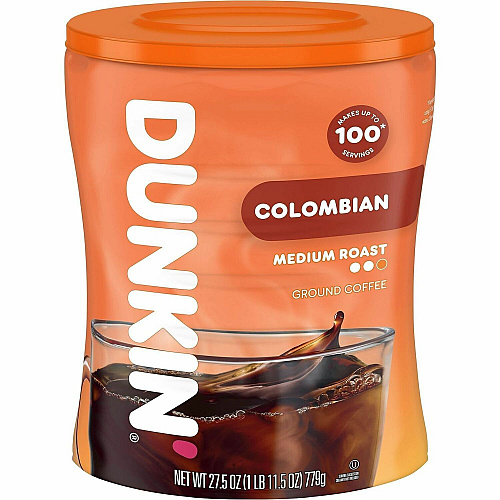 Dunkin Donuts Dunkin' Donuts Ground Colombian Coffee Medium - Ground - Colombian (01292)