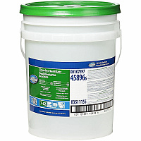 Luster Professional Liquid Chlorine Sanitizer For Dishwasher, Surface - Concentrate - Liquid - 640 fl oz (20 quart) - Chlorine Scent - White (45896)