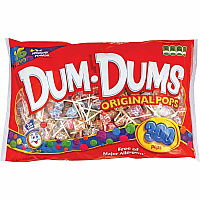 Dum Dum Pops Original Pops Blue Raspberry, Bubble Gum, Butterscotch, Cream Soda, Cotton Candy, Cherry, Fruit Punch, Lemon Lime, Orange, Grape, Root Beer, ... - Gluten-free, Trans Fat Free - 11 oz (16070)