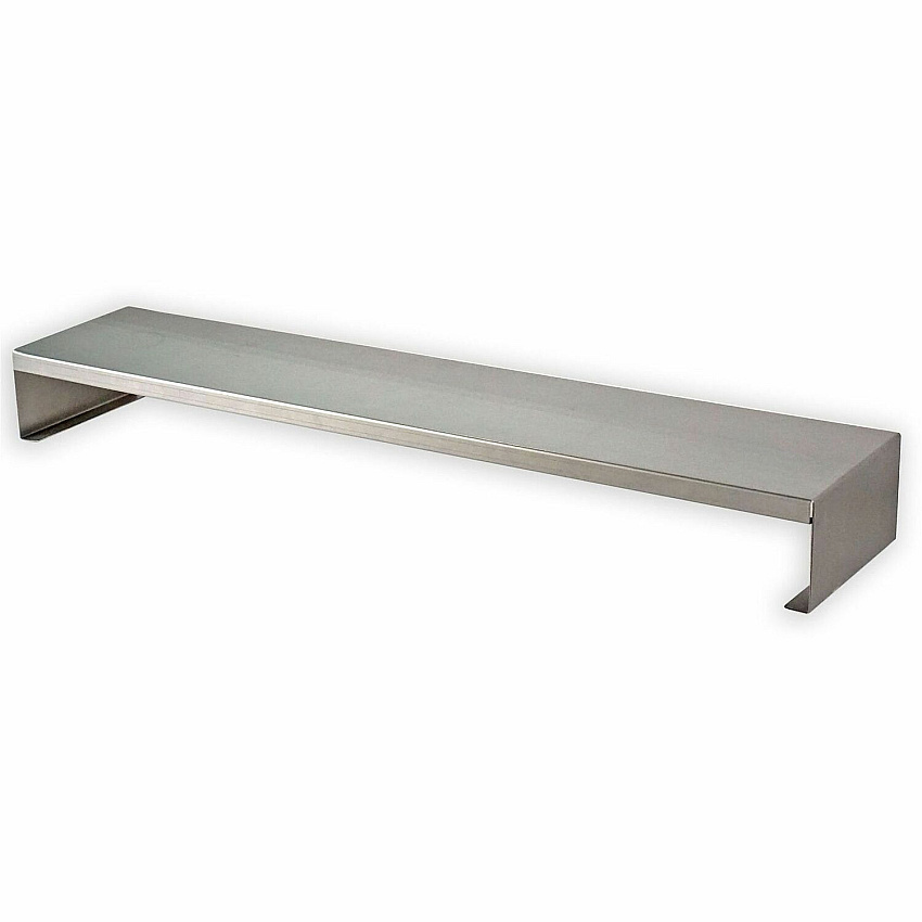 Victor MagnaTrack All-Steel Monitor Riser Computer Monitor Display Type Supported - 4" Height x 8" Width - Desktop - Steel, Solid Steel - Urban Steel - For Monitor, Office, Studio, Home - Ergonomic, Comfortable, Non-slip Base, Sturdy, Robust, Dur (MT210S)