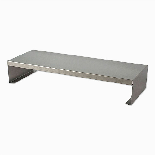 Victor MagnaTrack All-Steel Monitor Riser Computer Monitor Display Type Supported - 4" Height x 8" Width - Desktop - Steel, Solid Steel - Urban Steel - For Monitor, Office, Studio, Home - Ergonomic, Comfortable, Non-slip Base, Sturdy, Robust, Dur (MT200S)