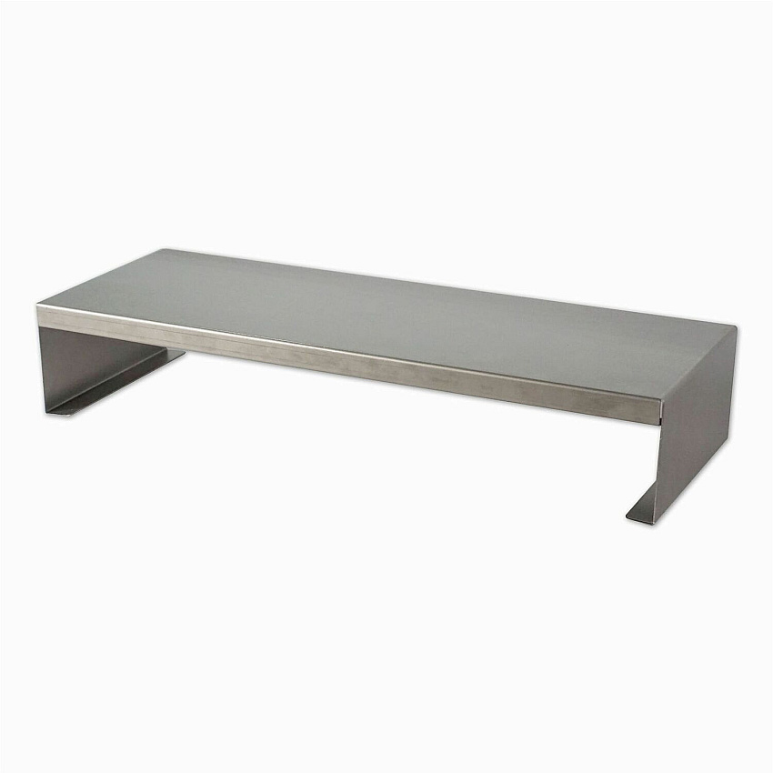 Victor MagnaTrack All-Steel Monitor Riser Computer Monitor Display Type Supported - 4" Height x 8" Width - Desktop - Steel, Solid Steel - Urban Steel - For Monitor, Office, Studio, Home - Ergonomic, Comfortable, Non-slip Base, Sturdy, Robust, Dur (MT200S)