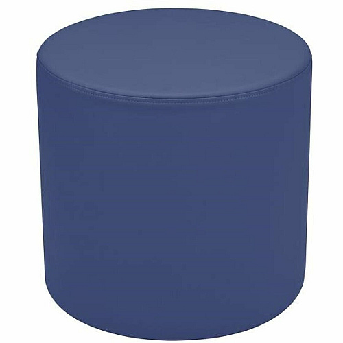 Learniture Shapes Series II Modular Soft Seating Vinyl Seat Material - Engineered Wood Frame Material - Navy - Foam (LNT1000266A)