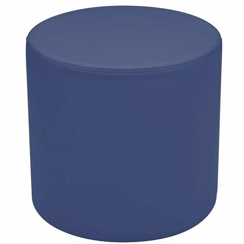 Learniture Shapes Series II Modular Soft Seating Vinyl Seat Material - Engineered Wood Frame Material - Navy - Foam (LNT1000266A)
