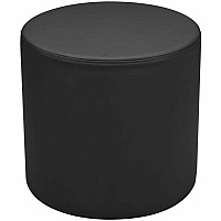 Learniture Shapes Series II Modular Soft Seating Vinyl Seat Material - Engineered Wood Frame Material - Black Smooth Grain - Foam (LNT1000BKA)