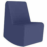 Learniture Shapes Series II 4-Tier Soft Seating Foam, Vinyl Seat Material - Engineered Wood Frame Material - Navy (LNTSSR266)