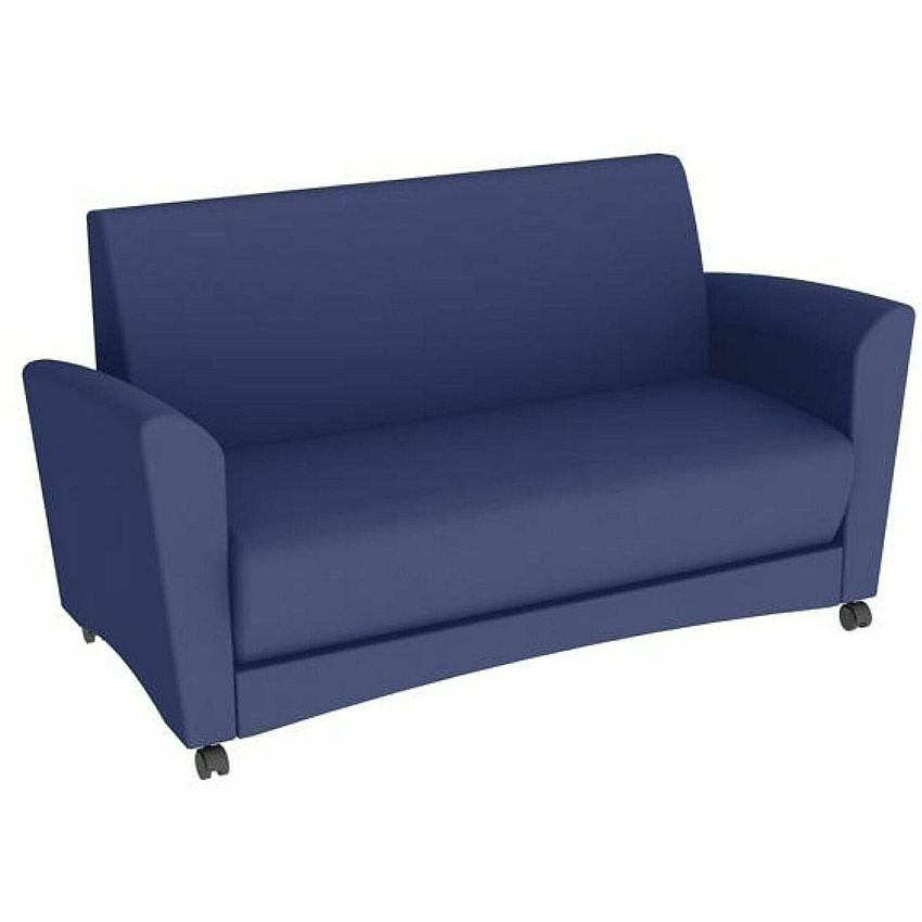 Learniture Shapes Series II Common Area Sofa 48.50" Seat Width - Wood Frame - 60" x 29" x 26" Overall Dimension - Foam Seat (LNT1700266)