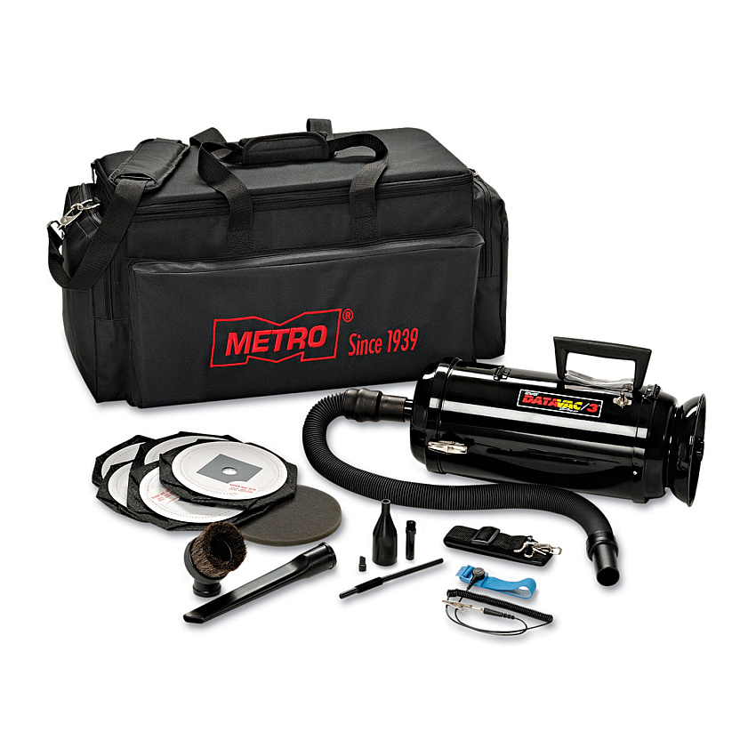 DataVac ESD-Safe Pro Data-Vac/3 Professional Cleaning System, 1.7 hp, Black (DV3ESD1)
