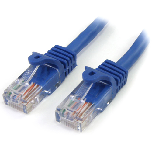 StarTech 2 Ft Blue Snagless Cat 5 Utp Patch Cable (RJ45PATCH2)